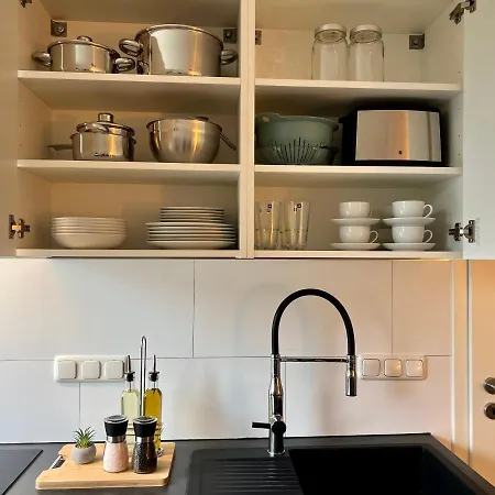 Design Apartment Mit Balkon - Kueche - Netflix Essen Exterior photo