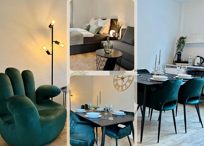 Design Apartment Mit Balkon - Kueche - Netflix
